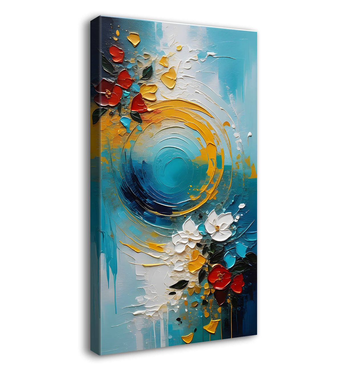 Colourful textured natural art Canvas Painting - Nature Art -V-37