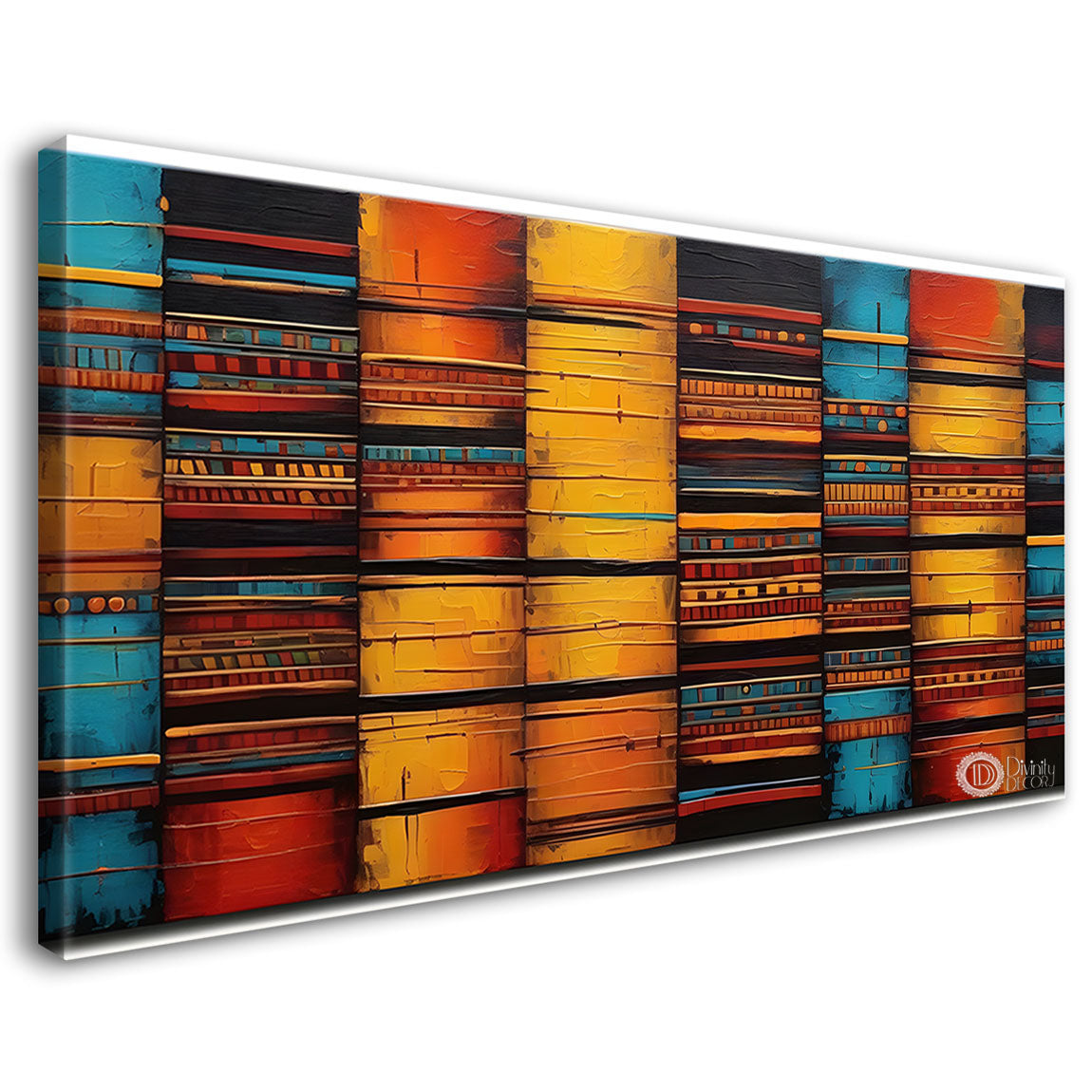 Gematrical pattern modern art Canvas Painting - Design - Modern-L-389