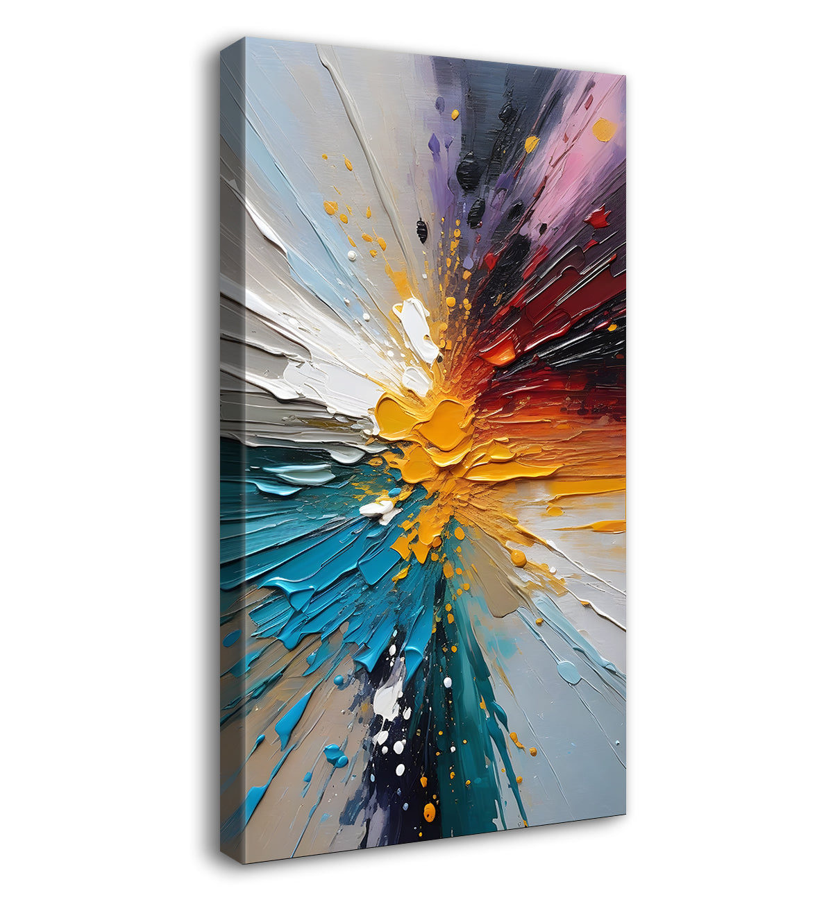 Colourful textured natural art Canvas Painting - Nature Art -V-3