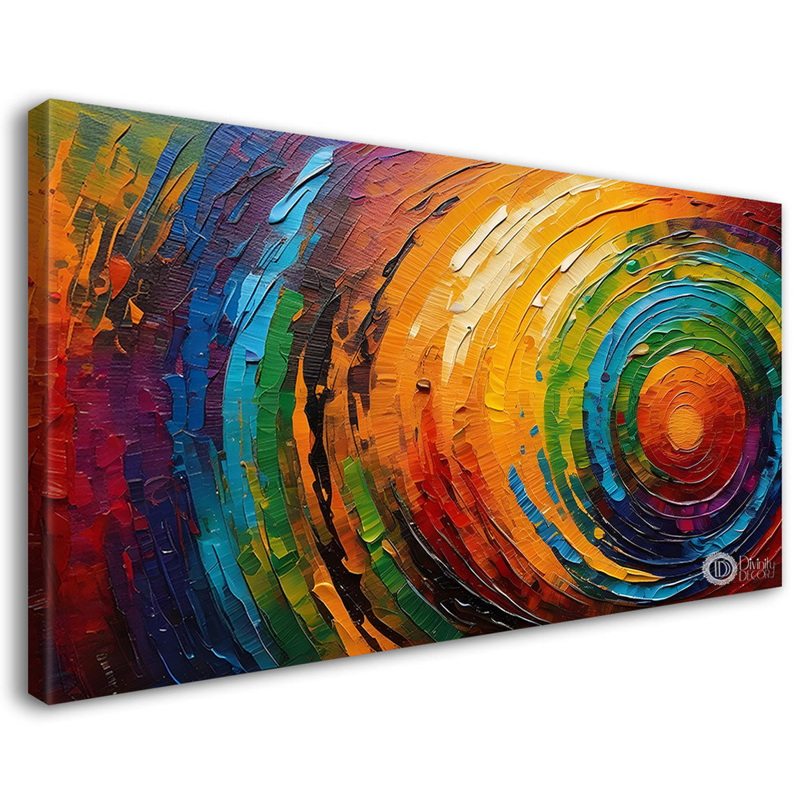 Colorful Textured Modern art Canvas Painting - Design - Modern-L-3