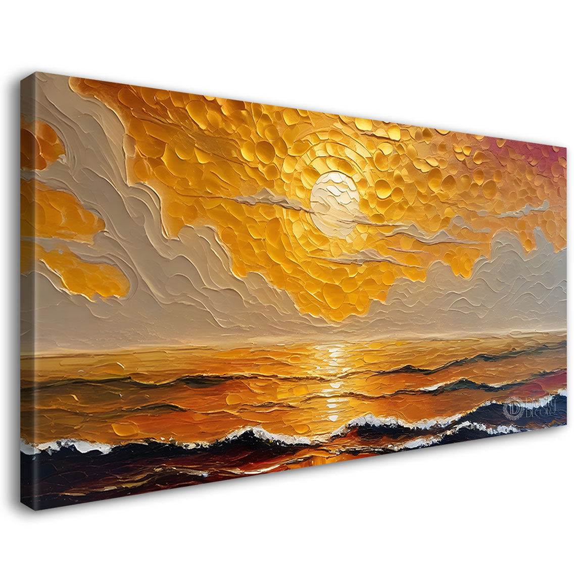 Mountains with river painting Canvas Painting - Nature Art -403