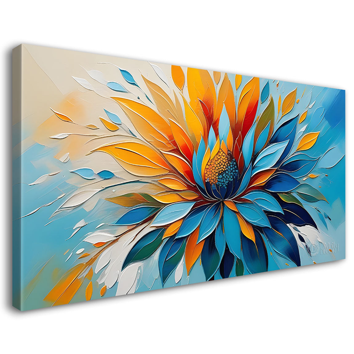 Colorful textured painting art Canvas Painting - Nature Art -418