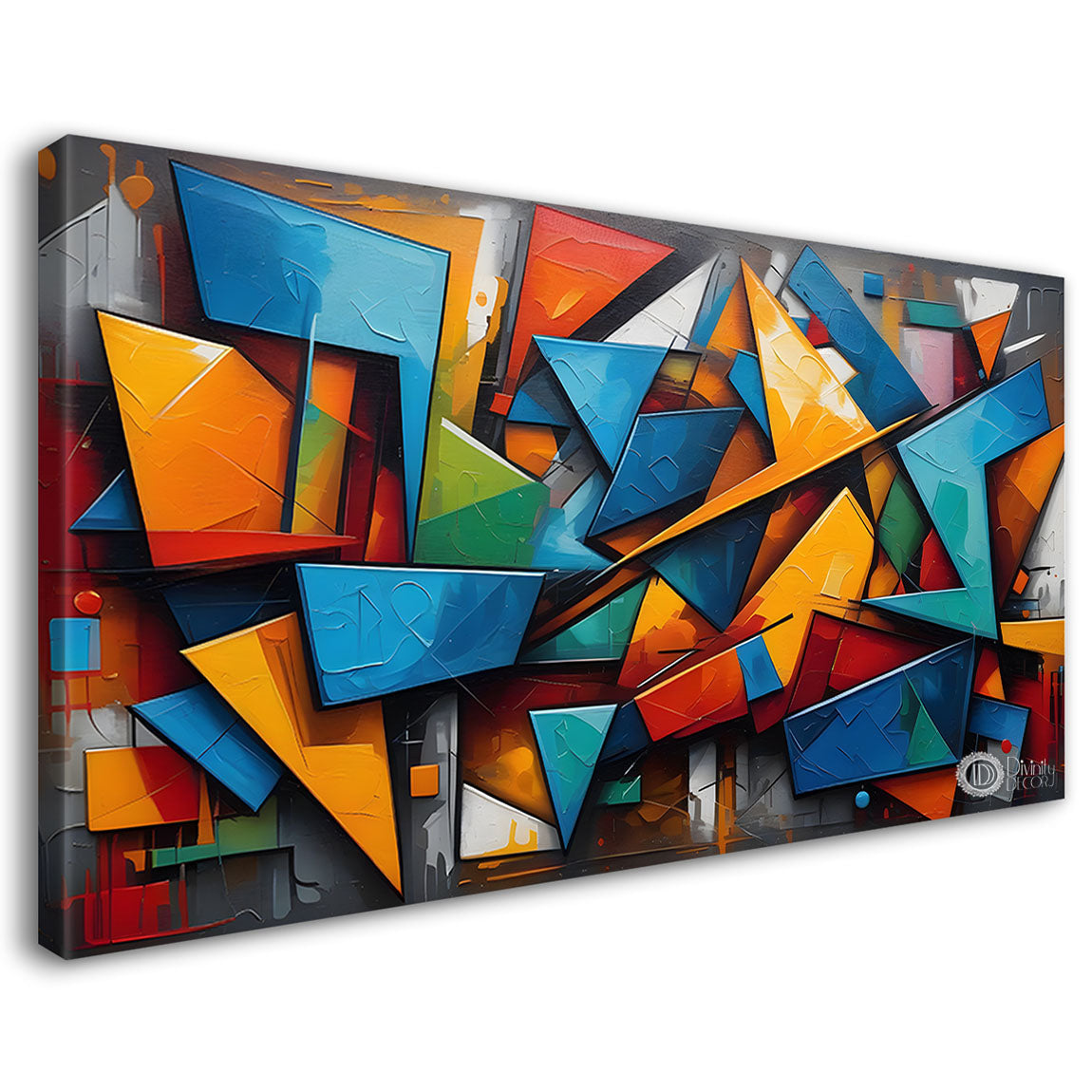 Gematrical pattern modern art Canvas Painting - Design - Modern-L-419