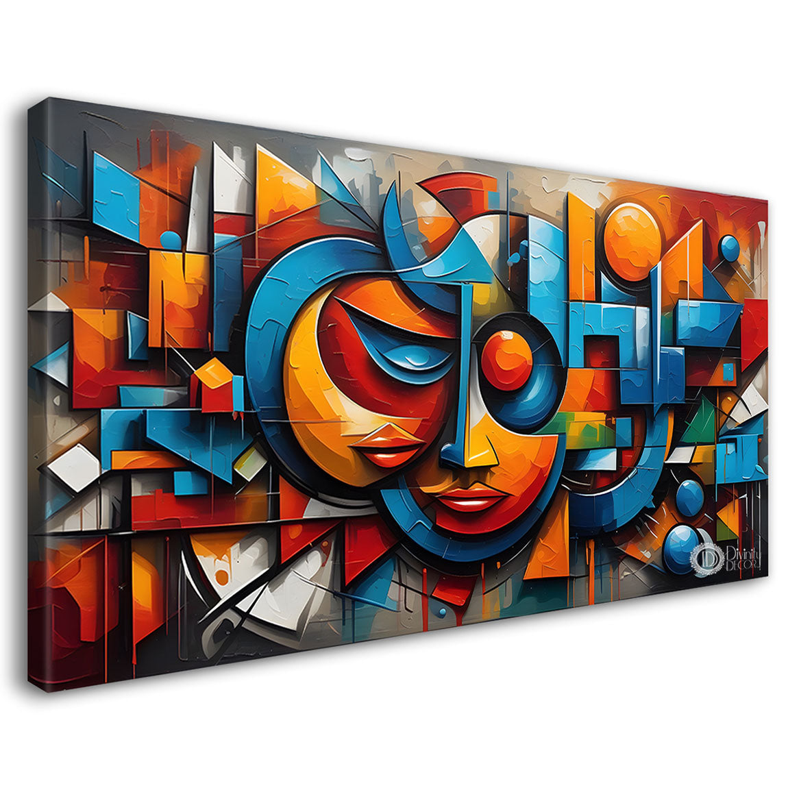 Gematrical pattern modern art Canvas Painting - Design - Modern-L-464