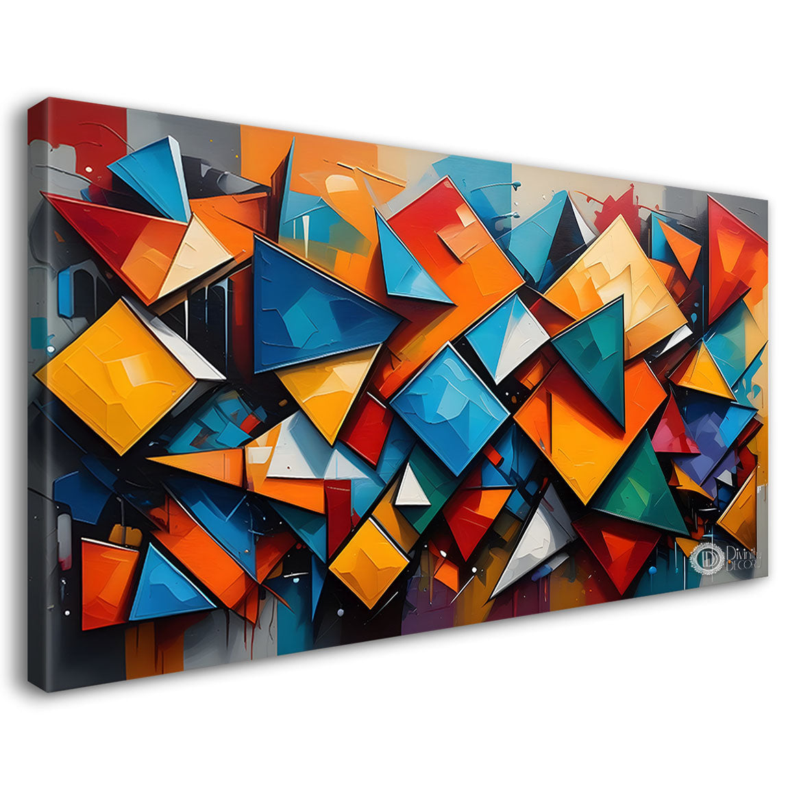 Gematrical pattern modern art Canvas Painting - Design - Modern-L-485