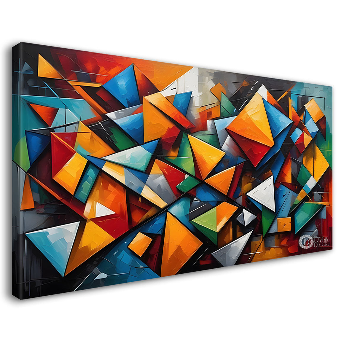 Gematrical pattern modern art Canvas Painting - Design - Modern-L-486