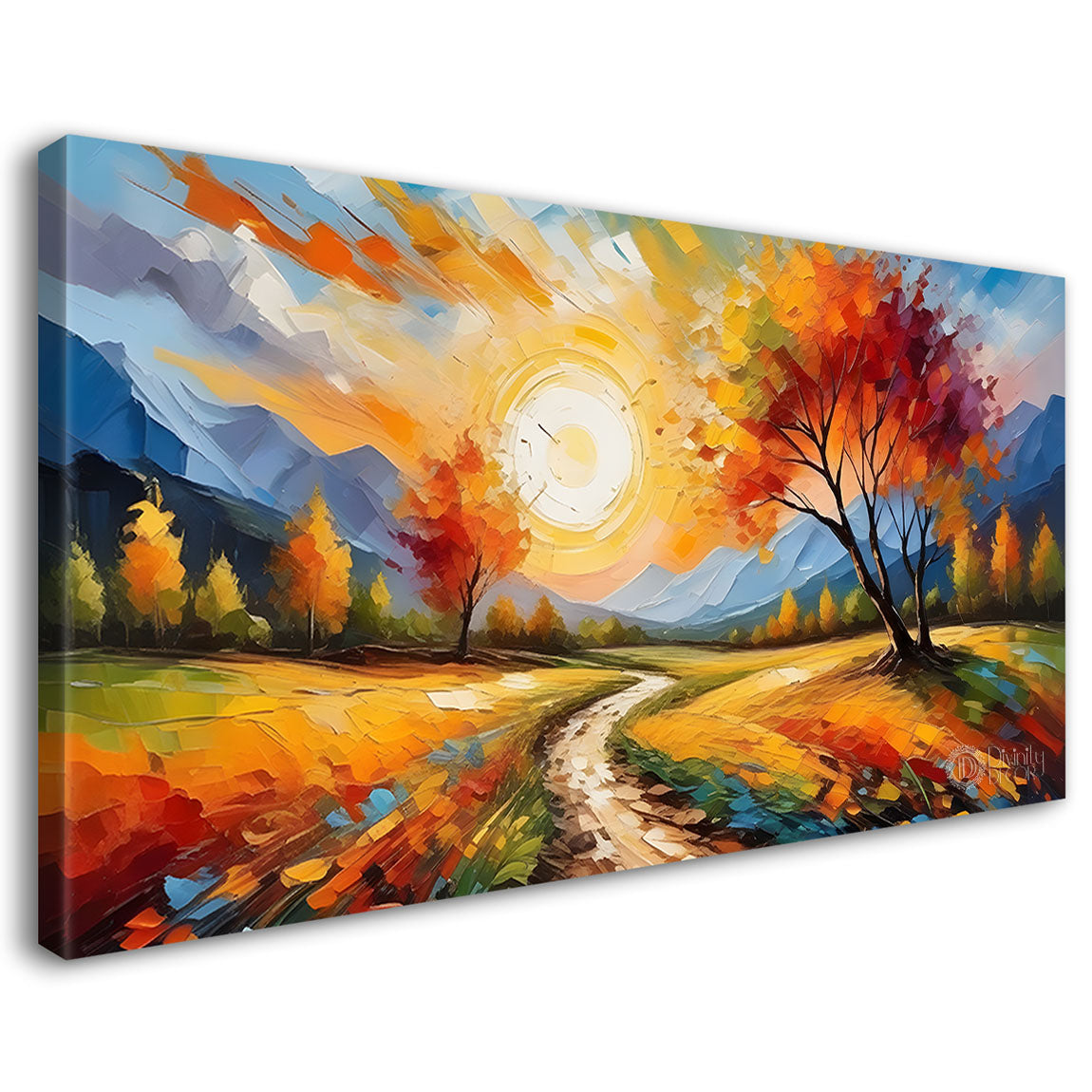 Sunrise landscape scenery Canvas Painting - Nature Art -488