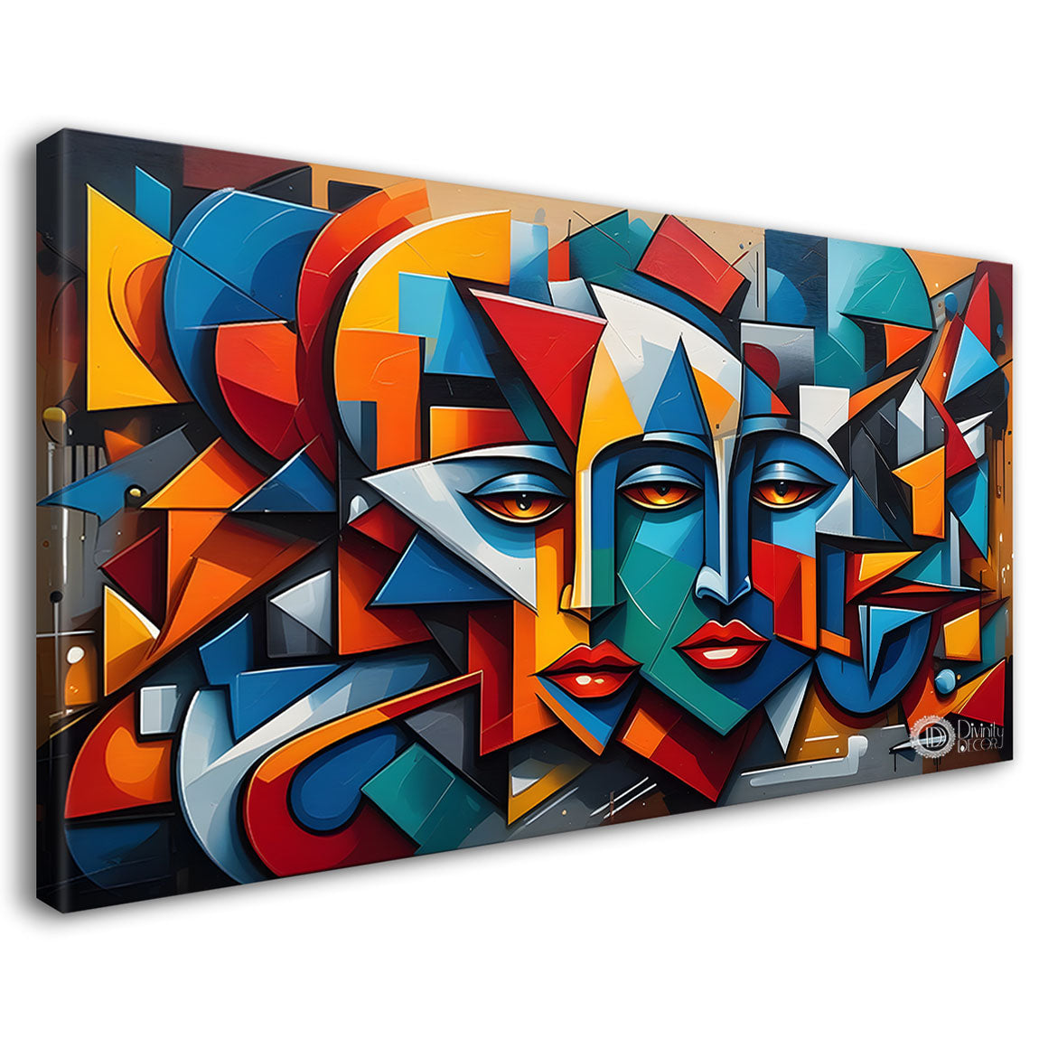Gematrical pattern modern art Canvas Painting - Design - Modern-L-490