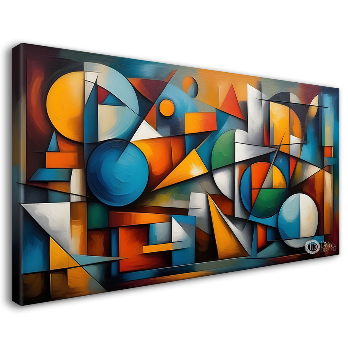 Gematrical pattern modern art Canvas Painting - Design - Modern-L-498