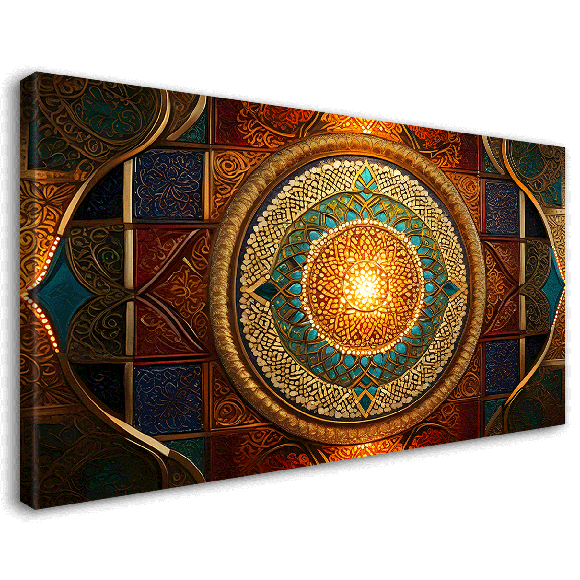 Islamic textured modern art Canvas Painting - Islamic paintings - 5