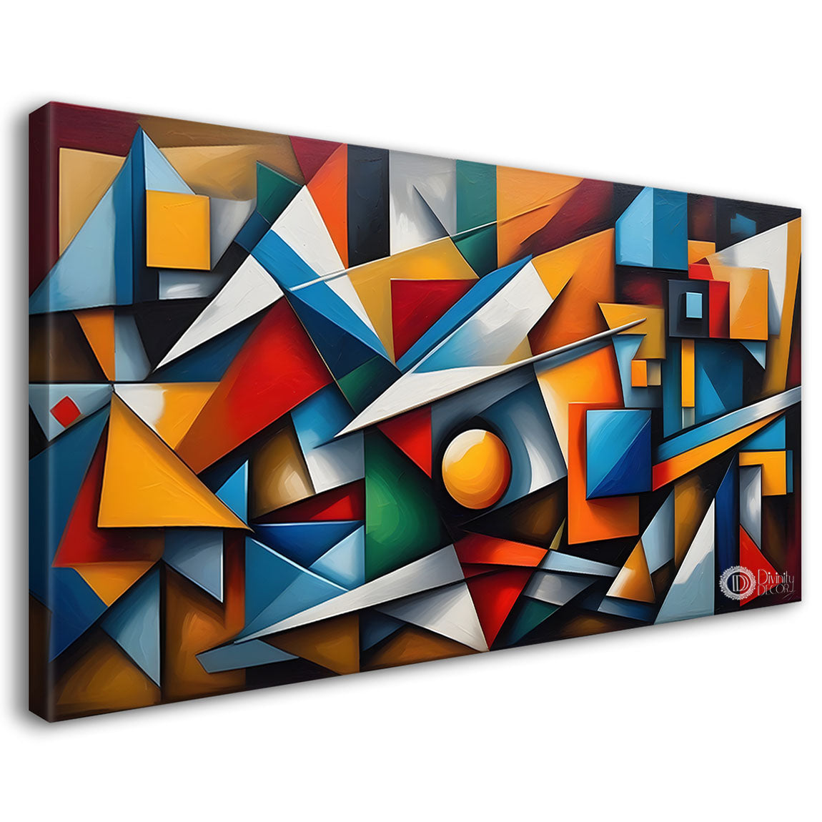 Gematrical pattern modern art Canvas Painting - Design - Modern-L-502