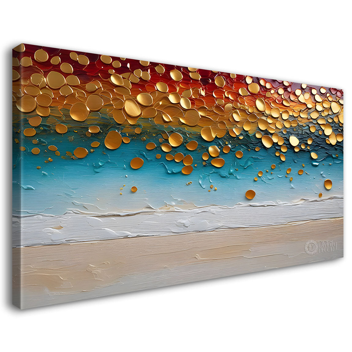 Colorful textured painting art Canvas Painting - Nature Art -509