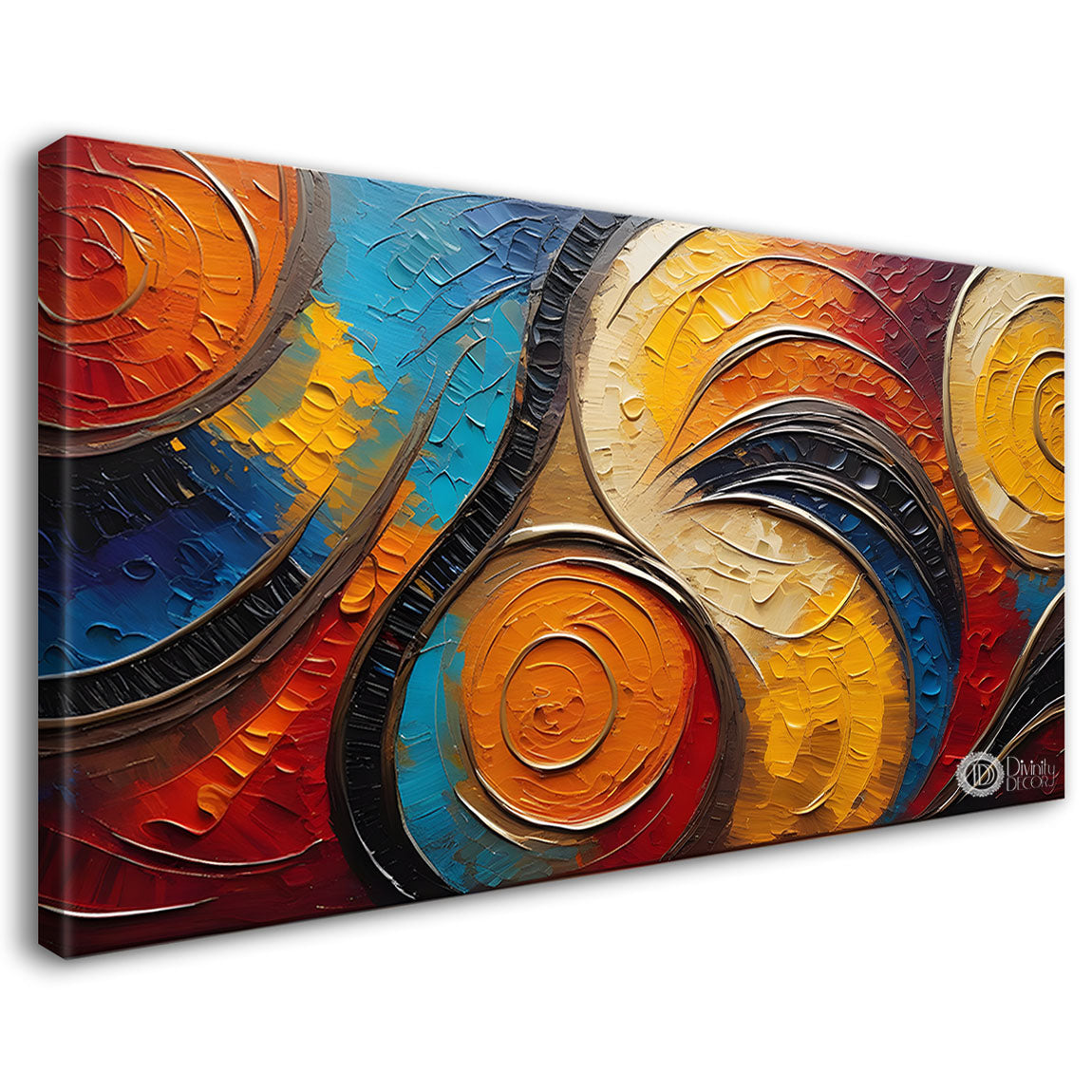Colorful modern art Canvas Painting - Design - Modern-L-52