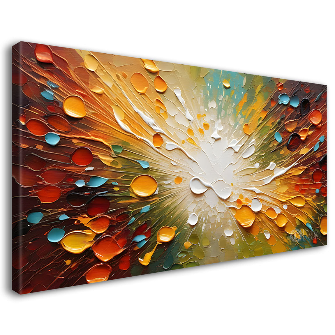 Colorful textured painting art Canvas Painting - Nature Art -572