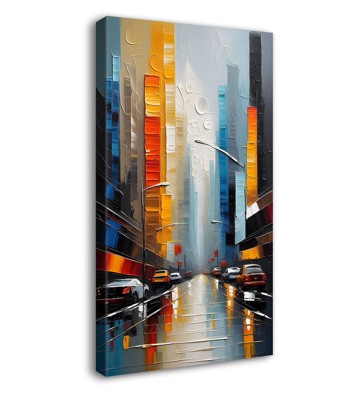 Colourful textured painting art Canvas Painting - Nature Art -V-58