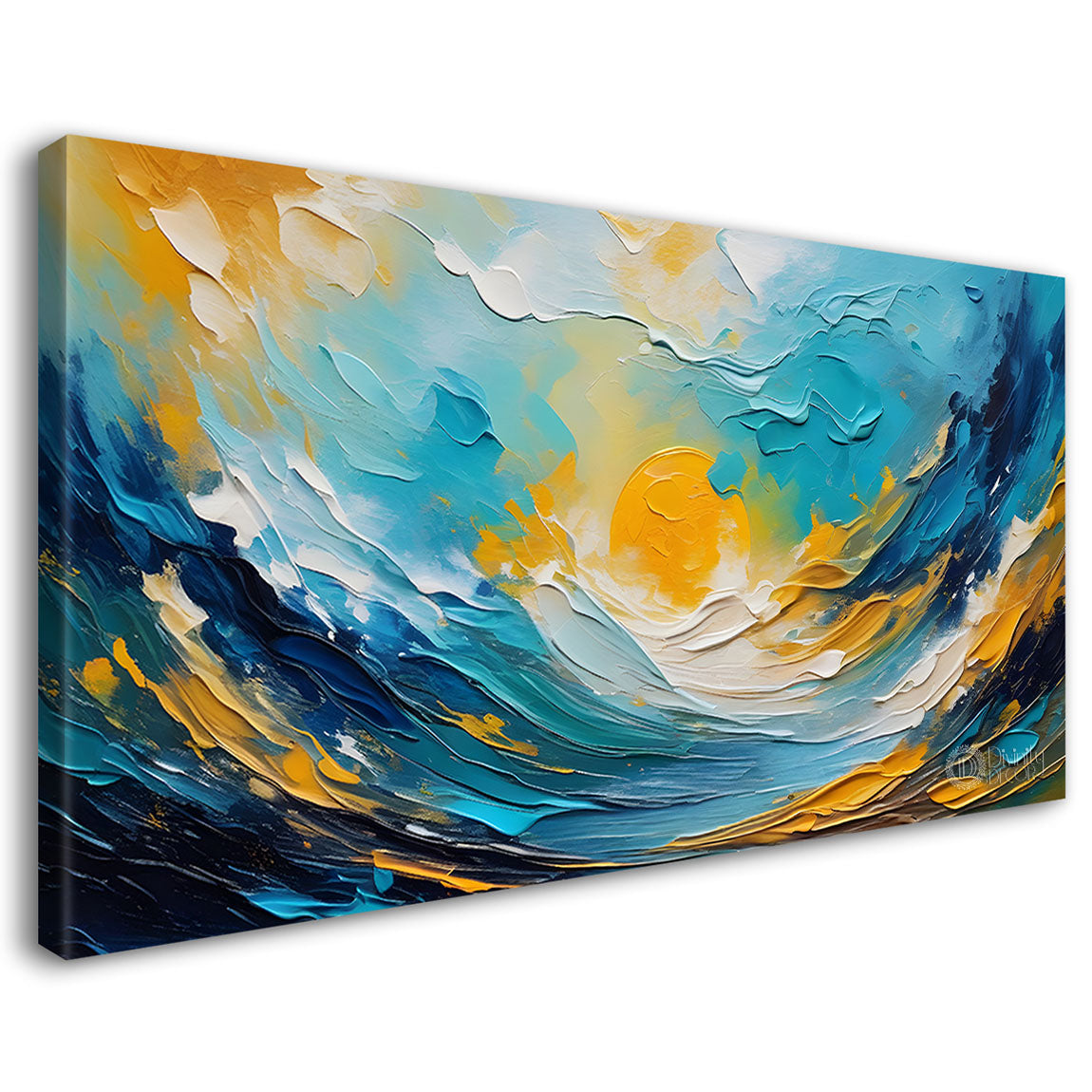 Colorful textured painting art Canvas Painting - Nature Art -615