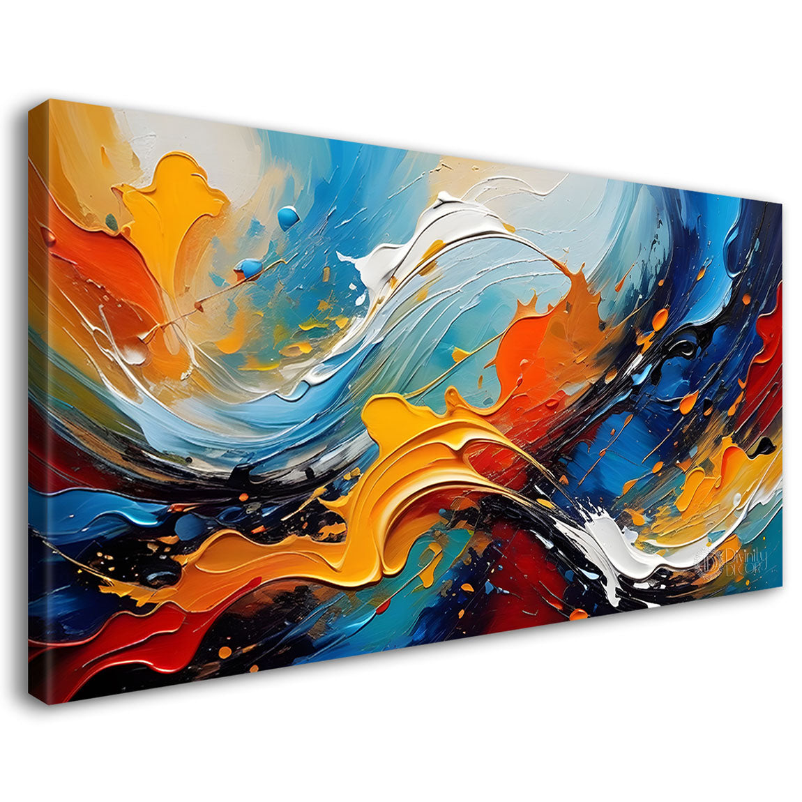 Colorful textured painting art Canvas Painting - Nature Art -674