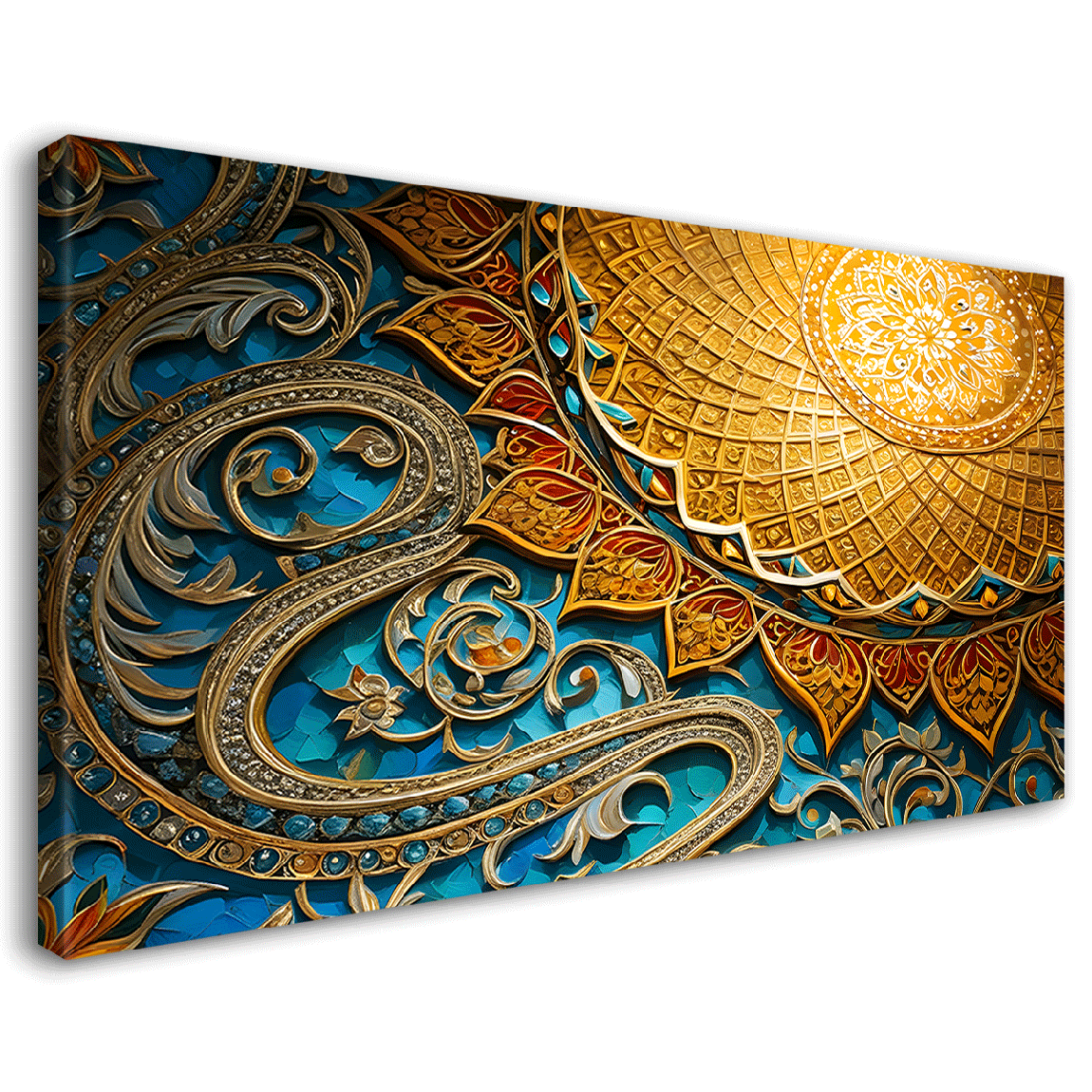 Islamic textured modern art Canvas Painting - Islamic paintings - 7