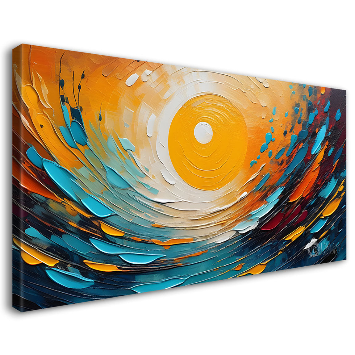 Sun in the colors painting Canvas Painting - Nature Art -752