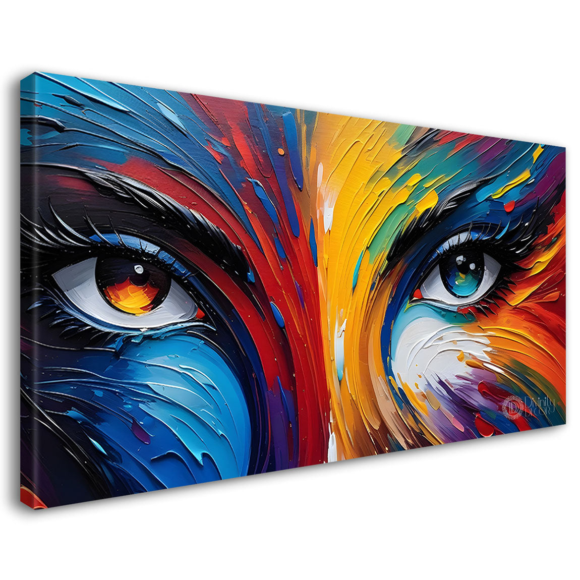 Colorful eye painting Canvas Painting - Nature Art -770