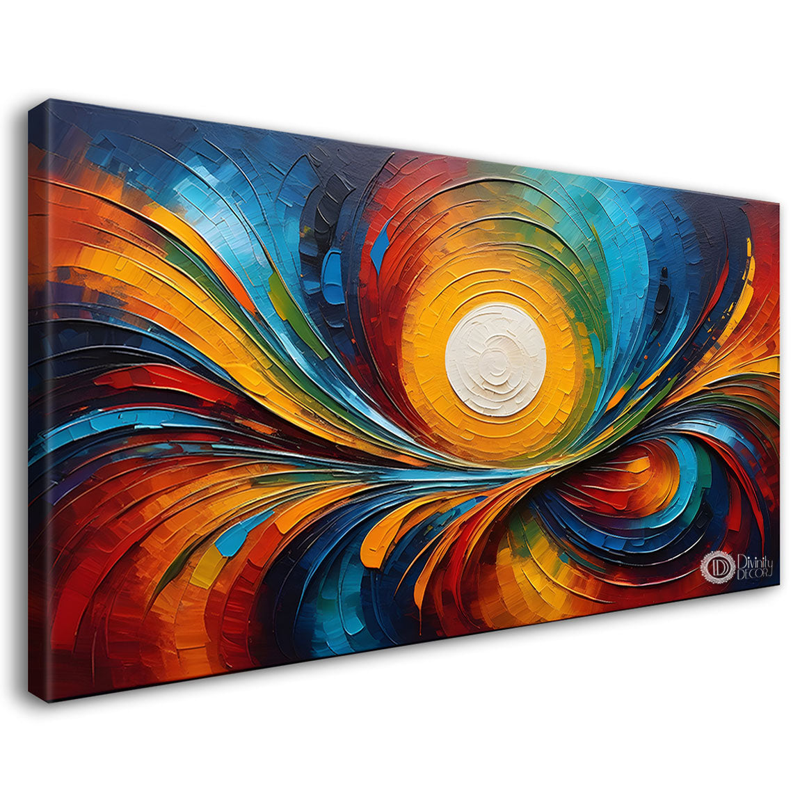 motion textured modern art Canvas Painting - Design - Modern-L-77