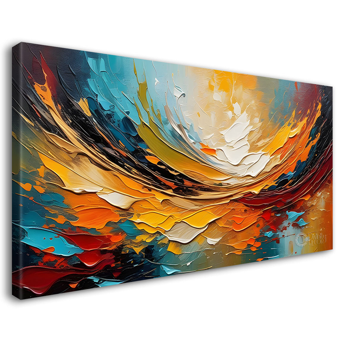 Colorful textured painting art Canvas Painting - Nature Art -811