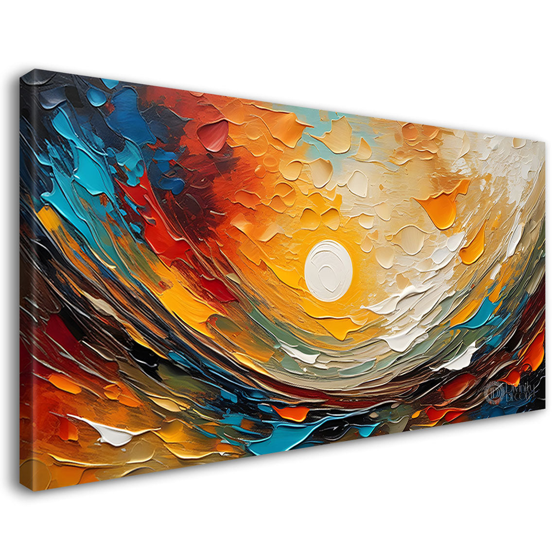 Sun in the colors painting Canvas Painting - Nature Art -839