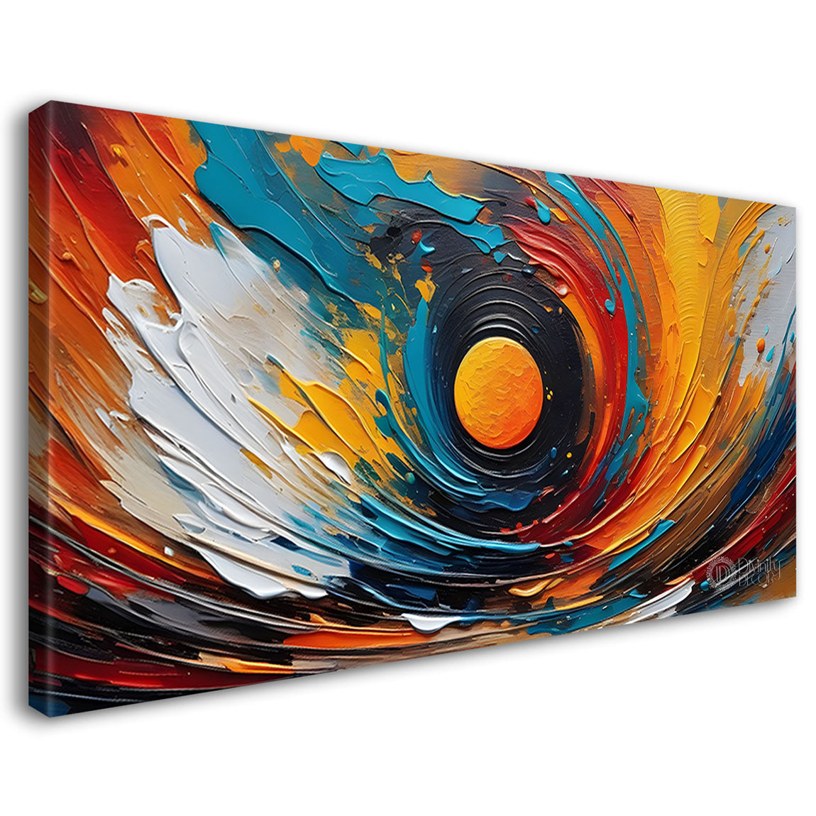 Sun in the colors painting Canvas Painting - Nature Art -844