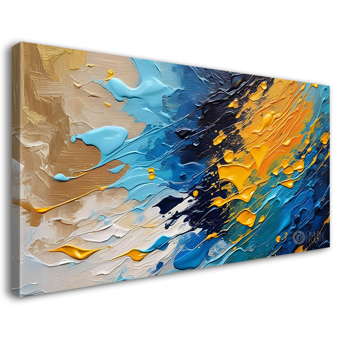 Colorful textured painting Canvas Painting - Nature Art -845