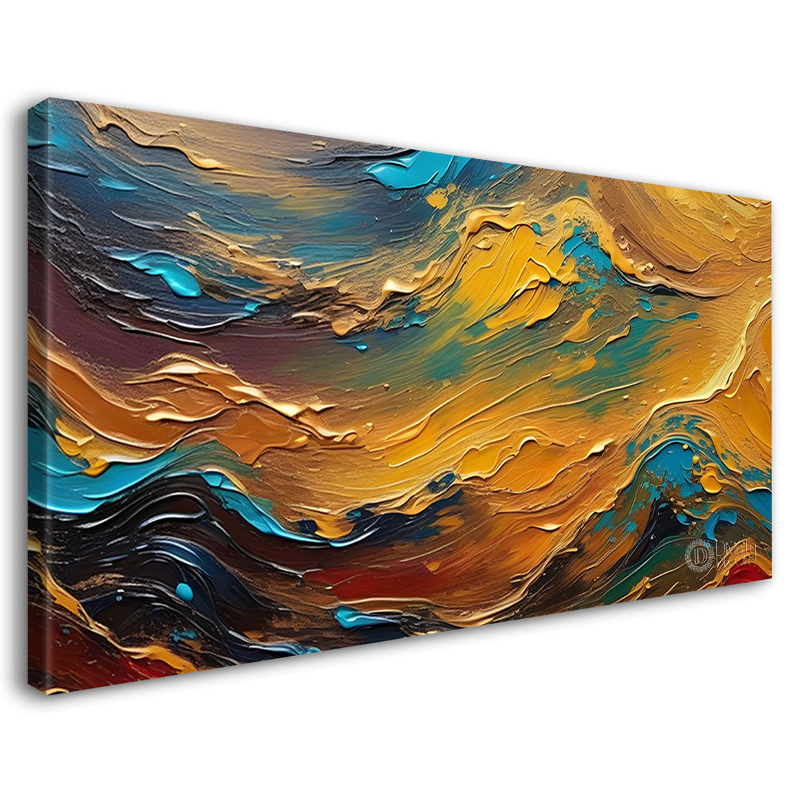 Mountains with the colors painting Canvas Painting - Nature Art -846