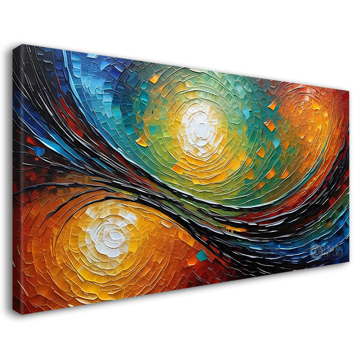 Sun in the colors painting Canvas Painting - Nature Art -848