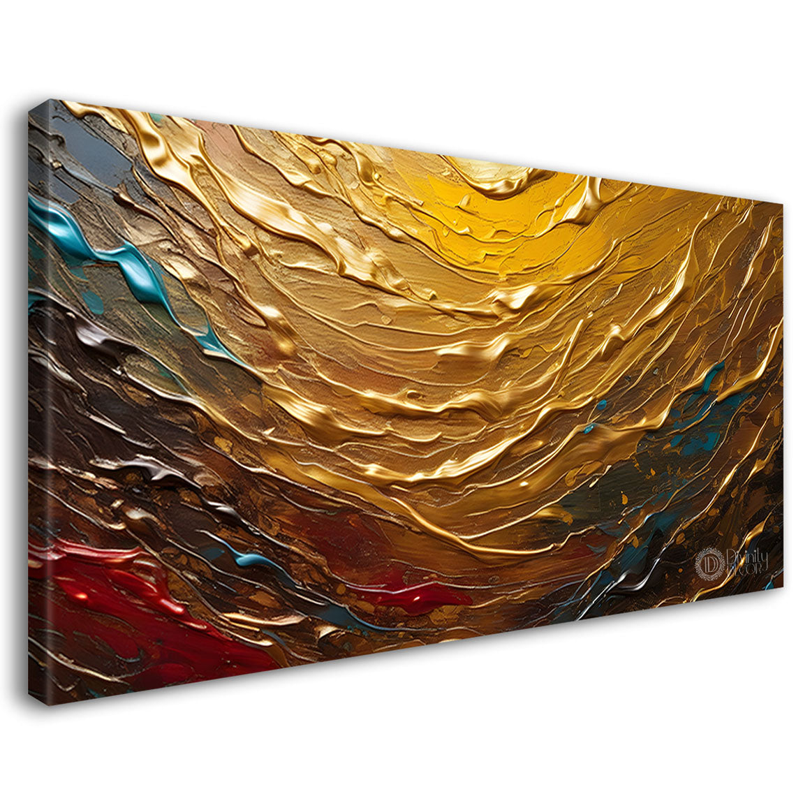 Colorful textured painting Canvas Painting - Nature Art -849