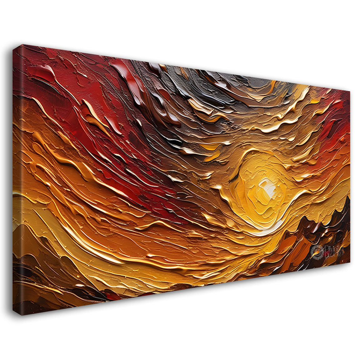 Colorful textured painting Canvas Painting - Nature Art -850