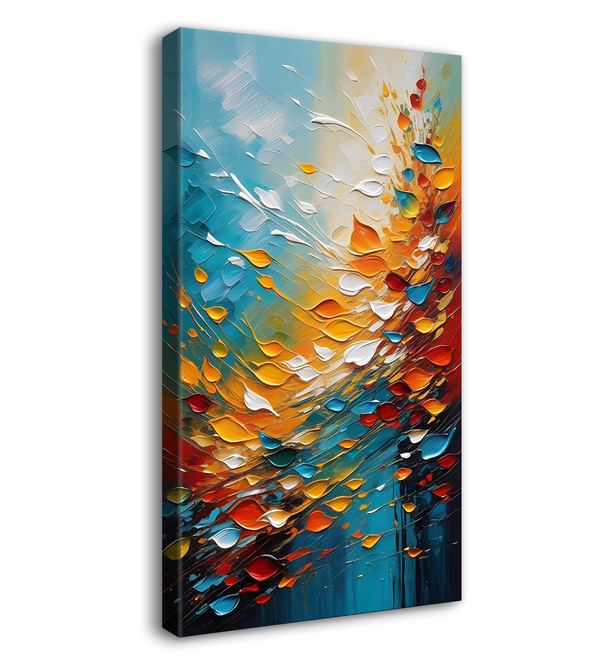 Colourful textured natural art Canvas Painting - Nature Art -V-8
