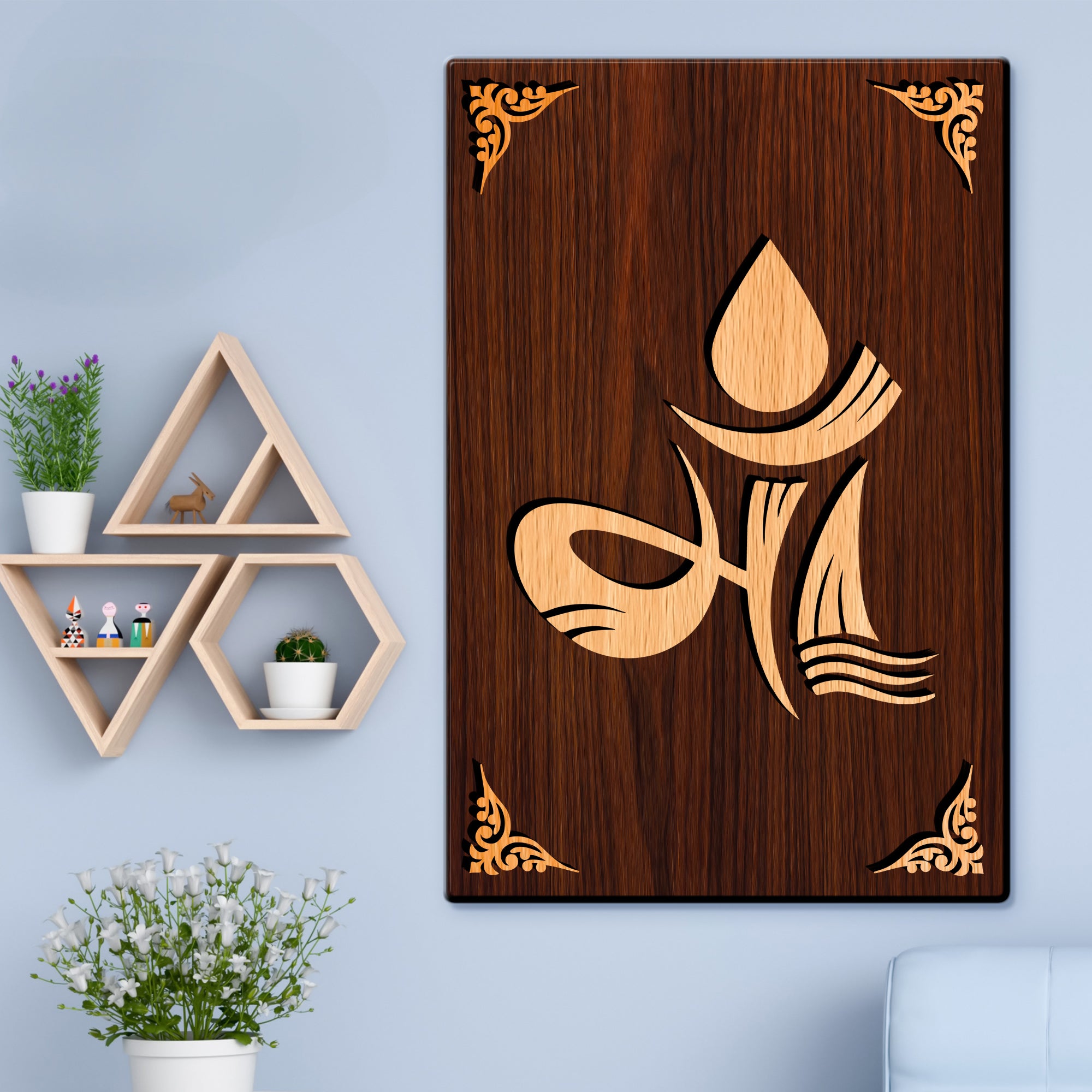 Maa For Gifting and Home Decor Wooden Wall Decor, Wall Hanging - 109