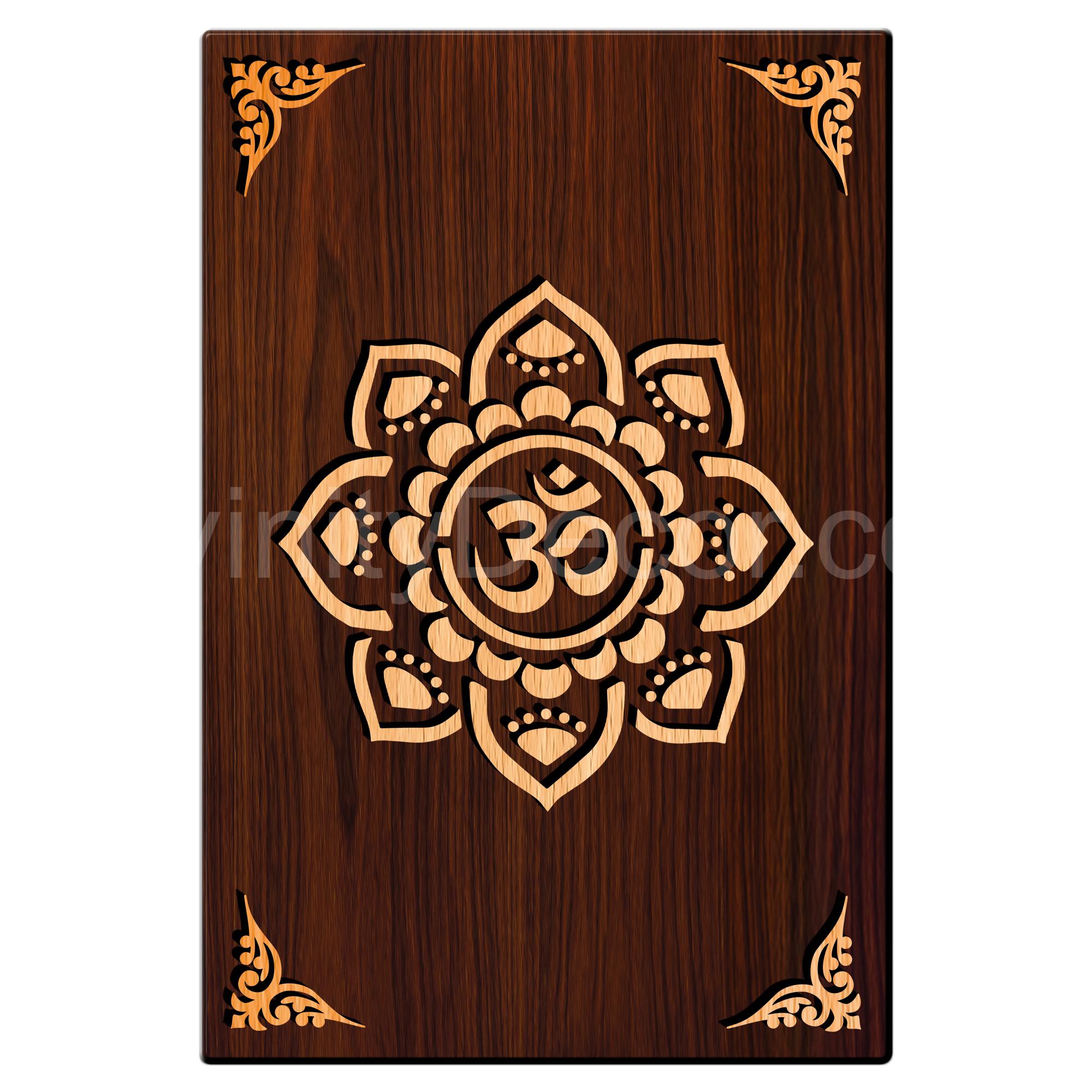 Om For Gifting and Home Decor Wooden Wall Decor, Wall Hanging - 132