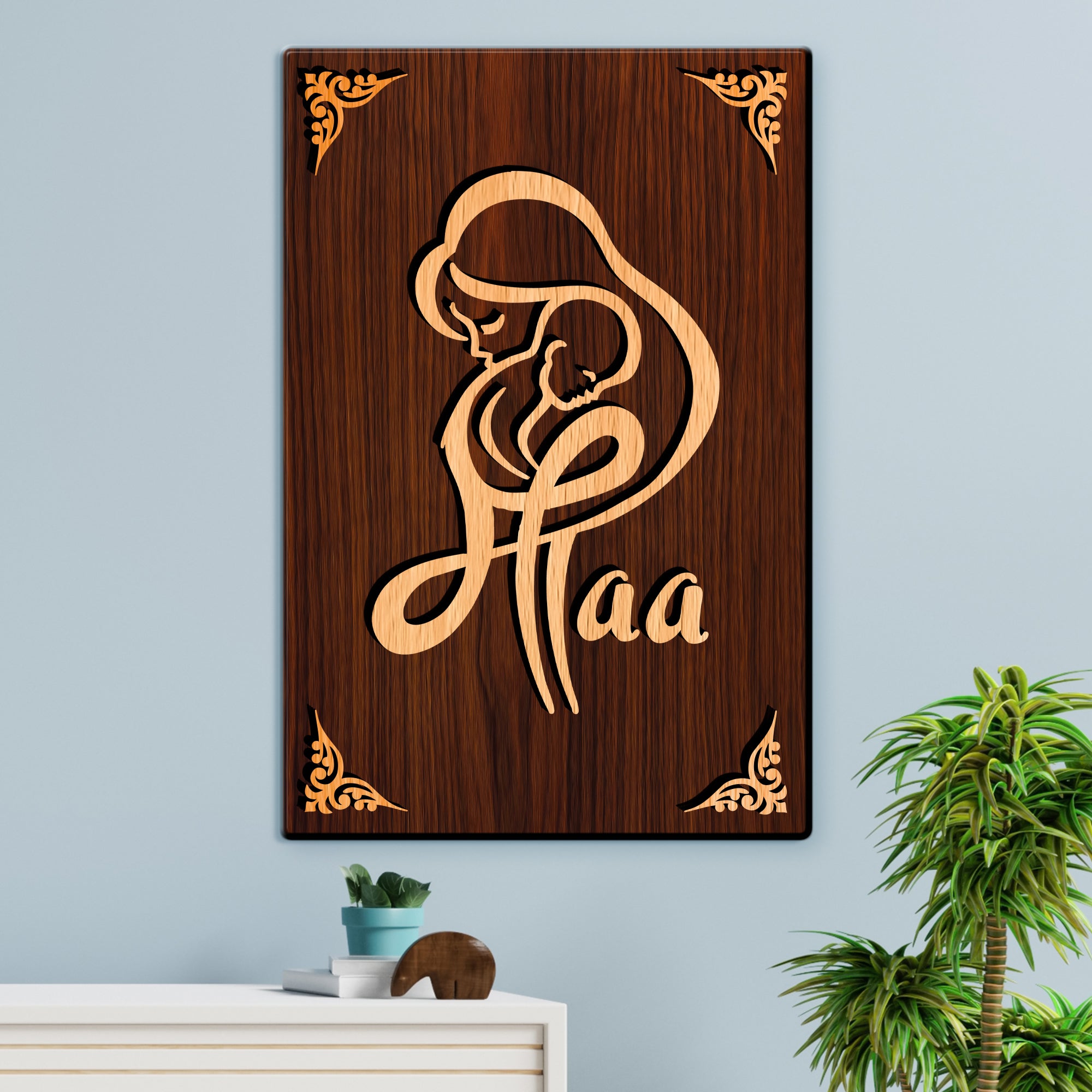 MAA For Gifting and Home Decor Wooden Wall Decor, Wall Hanging - 23