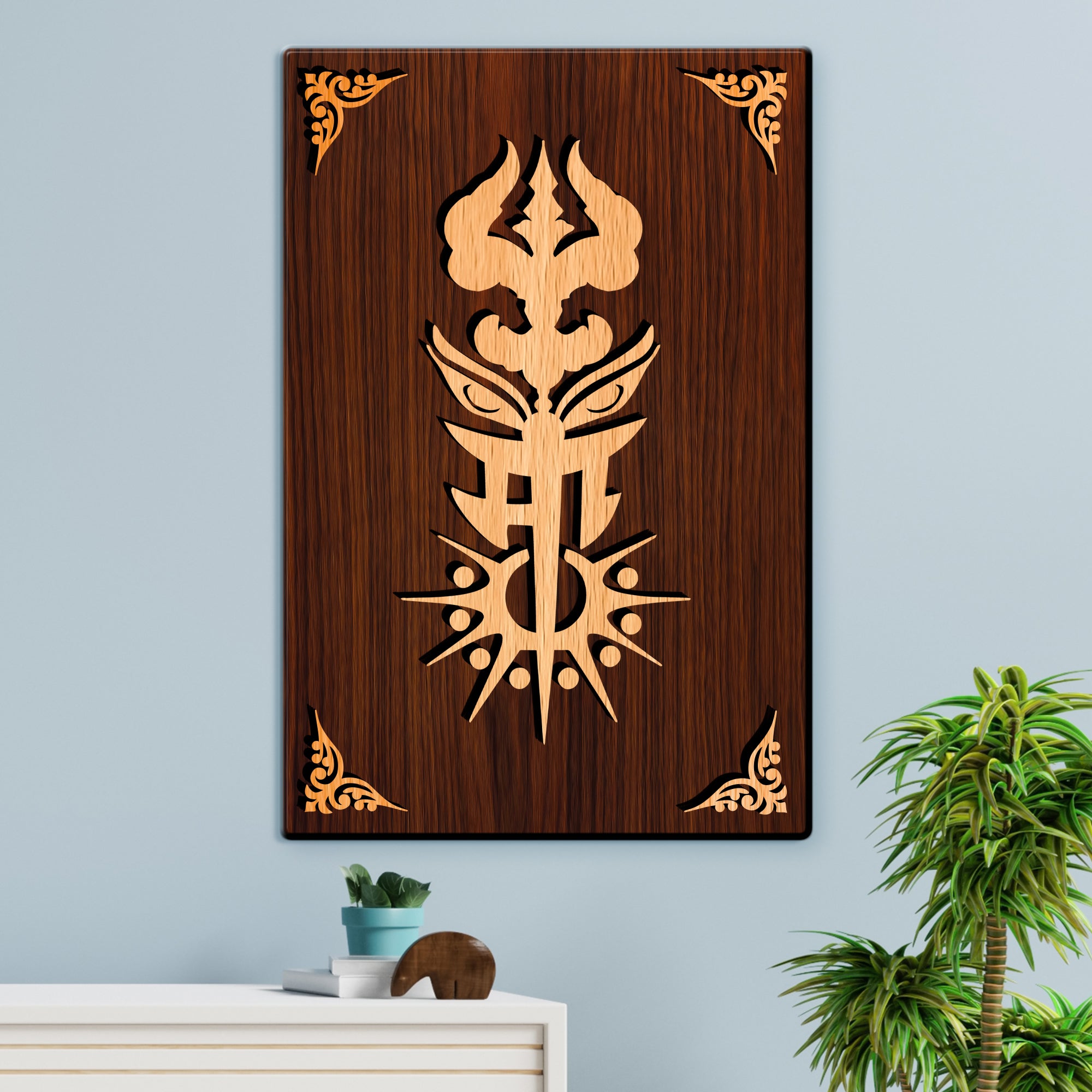 Maa For Gifting and Home Decor Wooden Wall Decor, Wall Hanging - 73