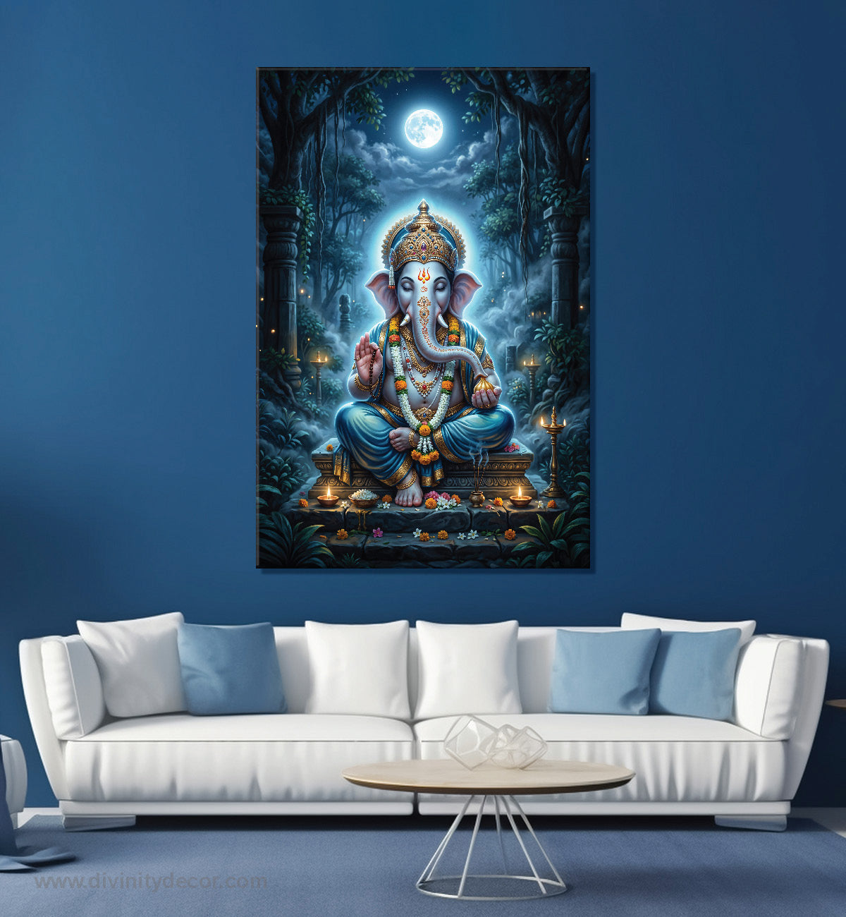 Ganpati HD Canvas Wall Decor for Living Room 5