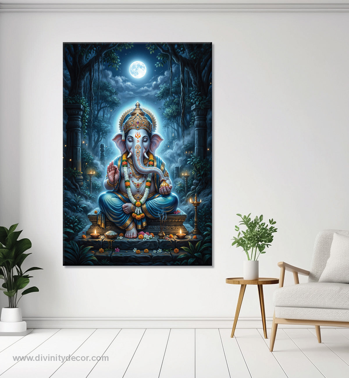 Ganpati HD Canvas Wall Decor for Living Room 5