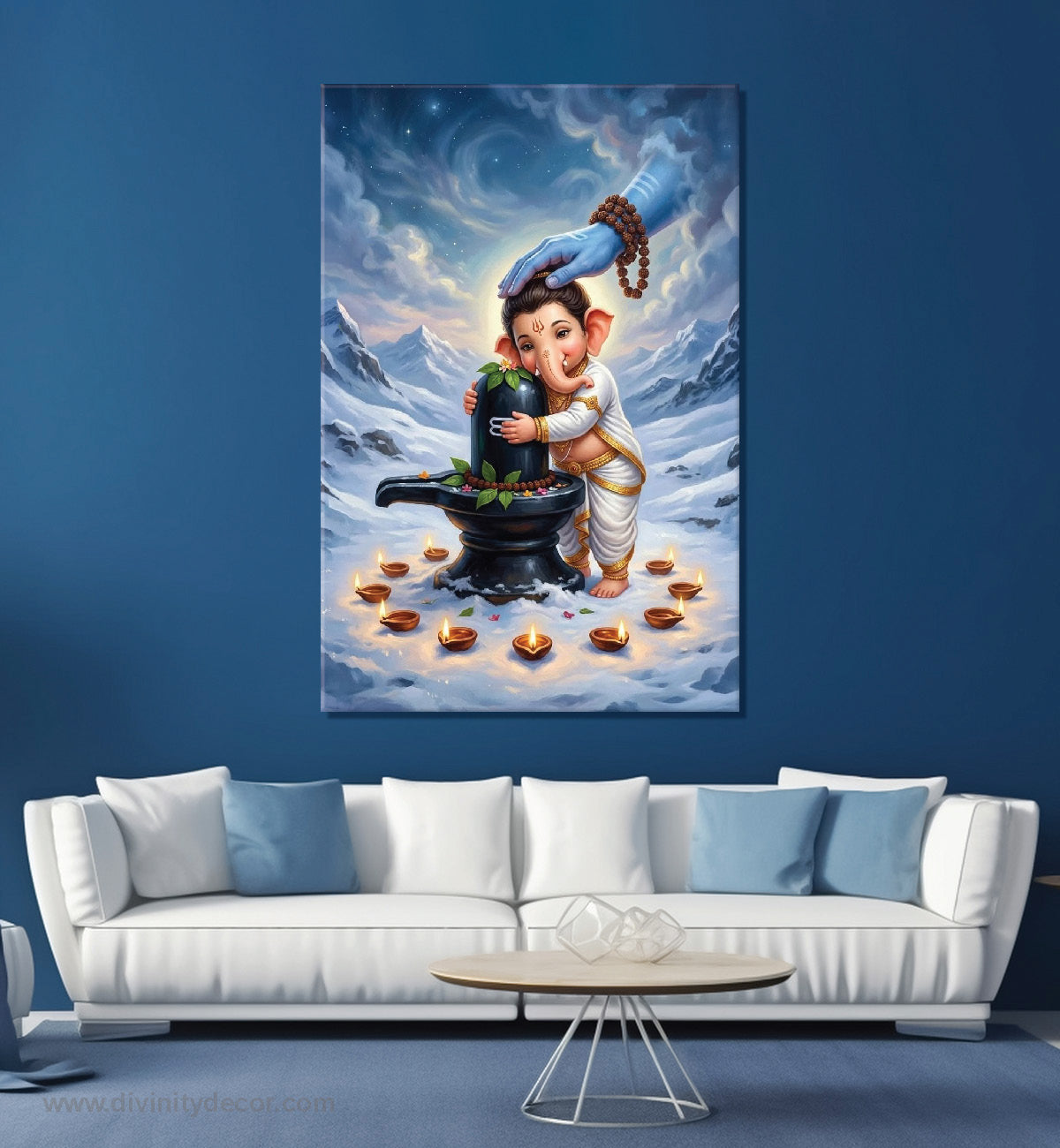 Ganpati Devotional Wall Decor for Home Temple 12
