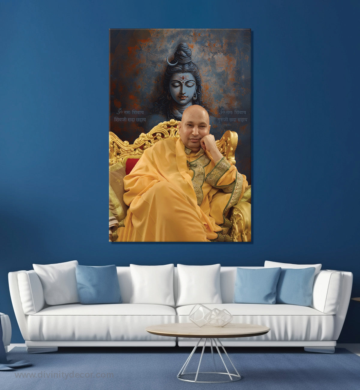 Guru Ji Religious Wall Painting for Temple Decor 3