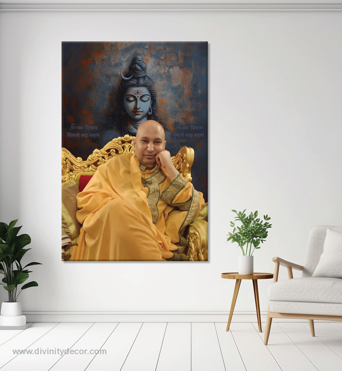 Guru Ji Religious Wall Painting for Temple Decor 3