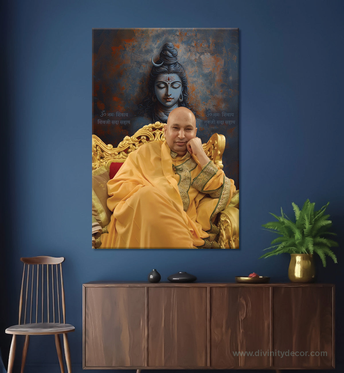 Guru Ji Religious Wall Painting for Temple Decor 3