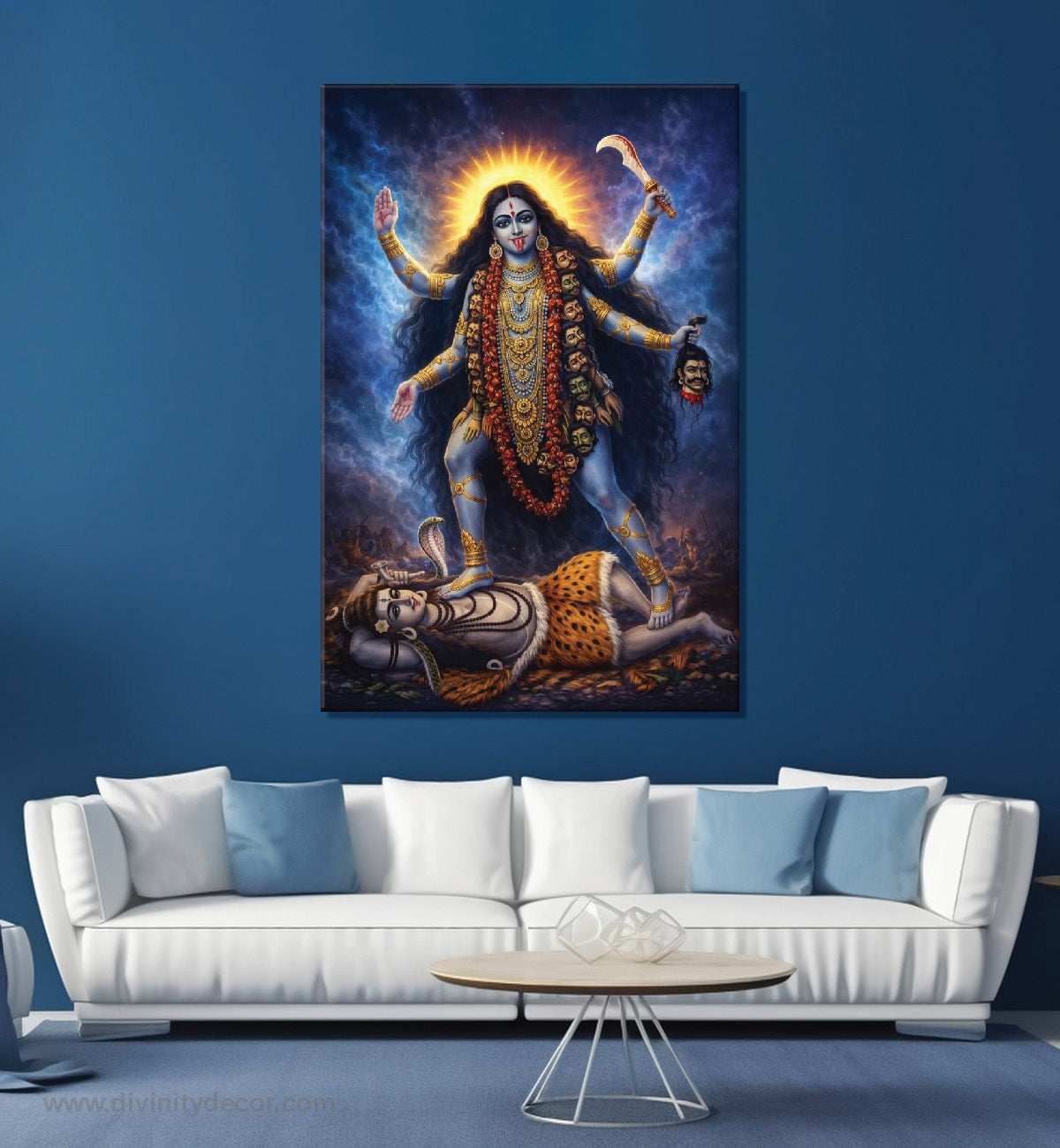 Maa Kali Spiritual Wall Art Canvas Print 2