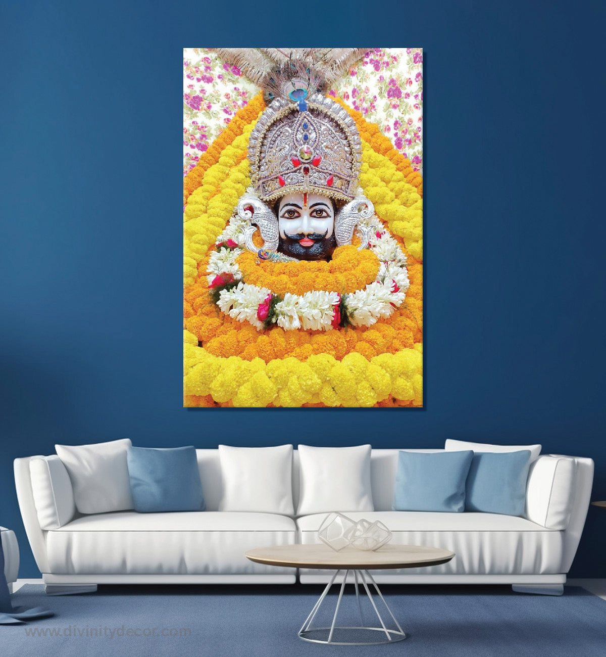 Khatu Shyam Ji Spiritual Wall Art Canvas Print 2