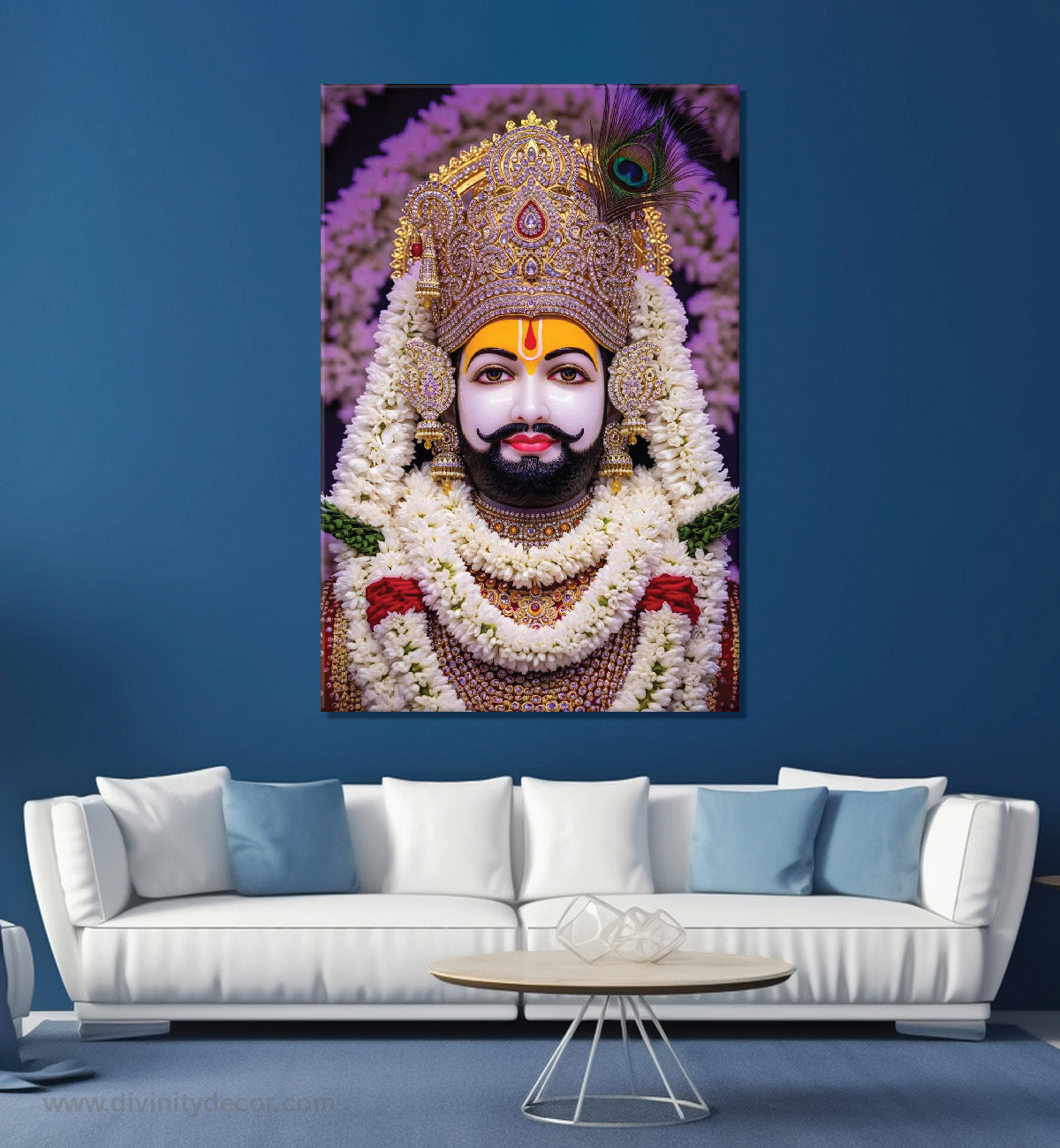 Khatu Shyam Premium Devotional Canvas Artwork 4