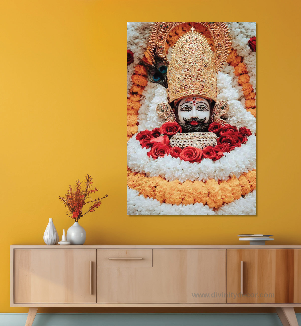 Shyam Baba HD Canvas Wall Decor for Living Room 5