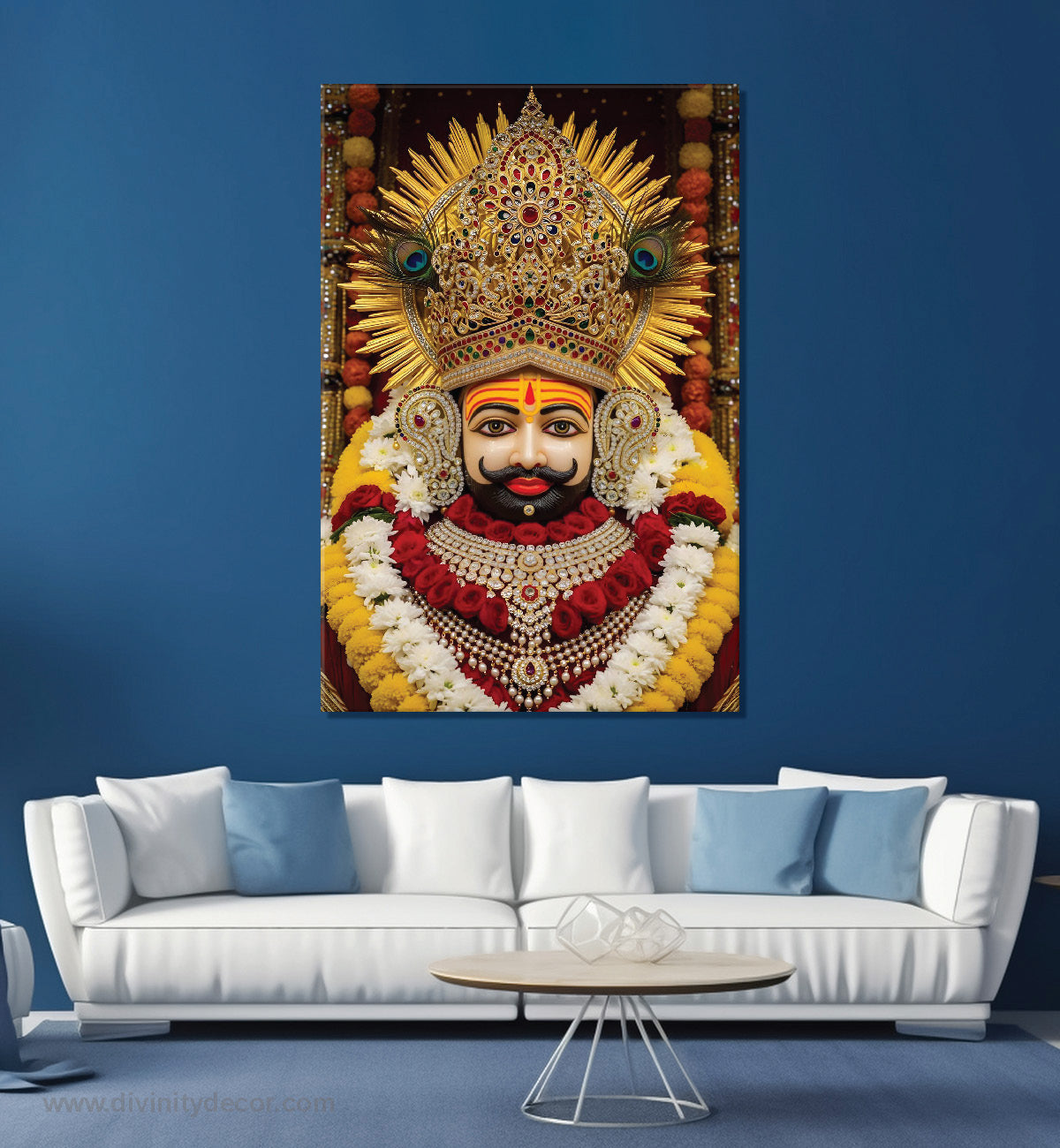 Khatu Shyam Ji Sacred Wall Painting for Home Temple 6