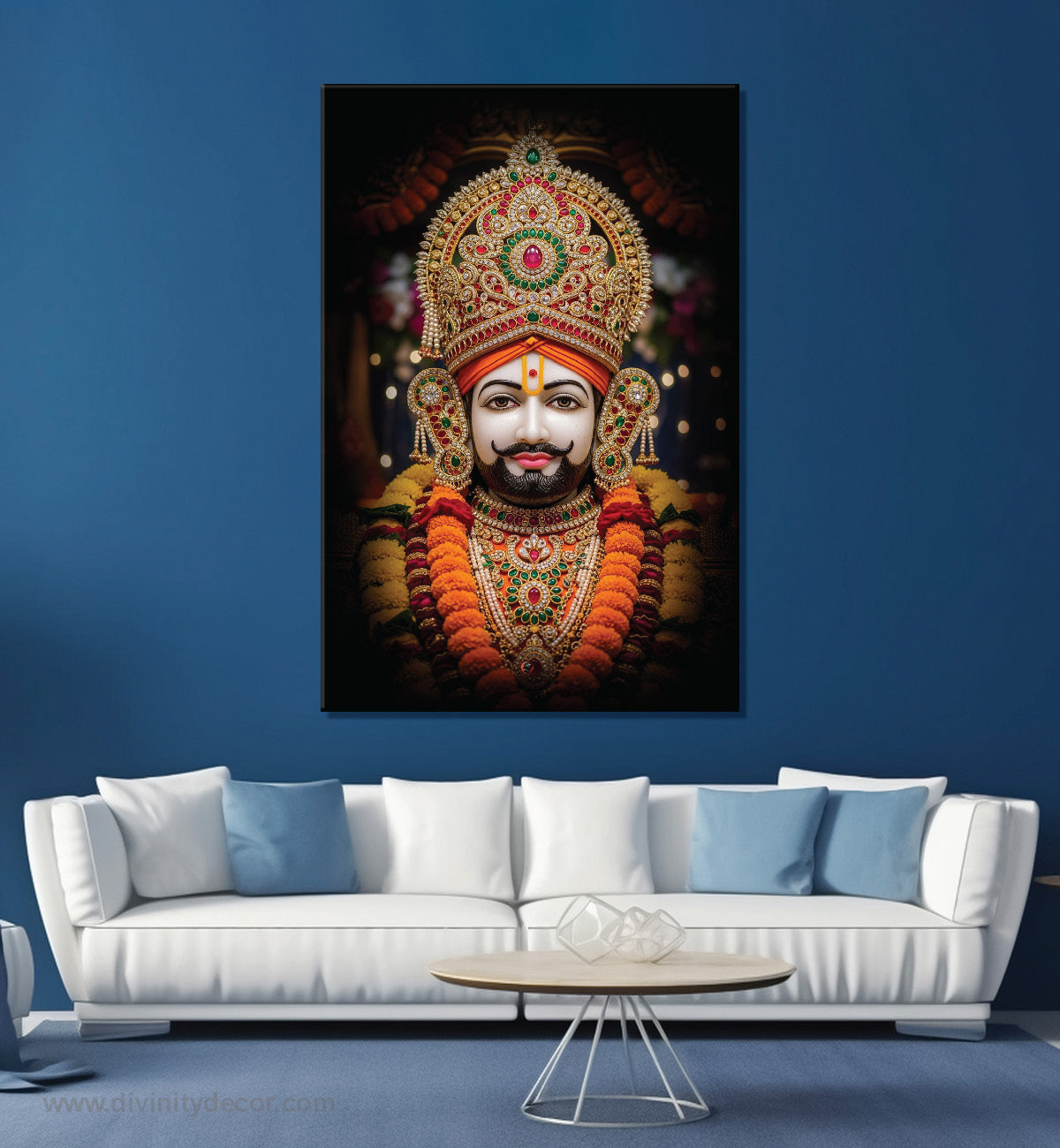 Khatu Shyam Modern Spiritual Canvas Art 7